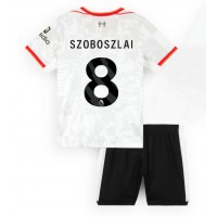 Maglia Calcio Liverpool Dominik Szoboszlai #8 Terza Divisa Bambino 2024-25 Manica Corta (+ pantaloncini)